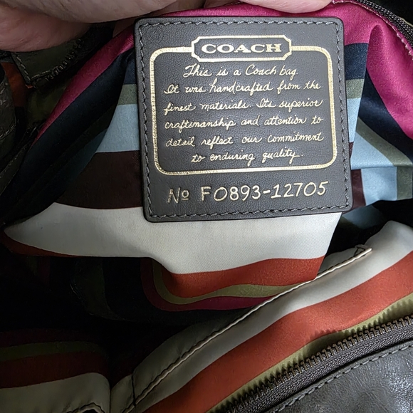 COACH | Legacy Garcia Grey Leather Shoulder Bag - Picture 9 of 13